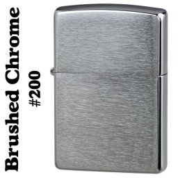 【名入れ】zippo ジッポーライター 無地 ブラッシュクローム200番 ベーシック スタンダード 人気 女性 男性 誕生日 ギフト プレゼント [z200]
