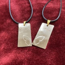 【butterfly】シンバルペアネックレス