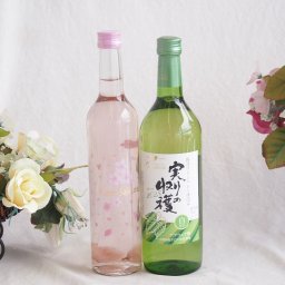 老舗ワイナリー白百合醸造ロリアンさくらのワインと国産ワインセット(実りの収穫 白甘口ワイン 甘口(山梨県)720ml白百合醸造ロゼサクラやや甘口(山梨県)500ml