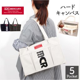MERCURY マーキュリー キャンバス トートバッグ ポケット 通販 キャンバストート トートバック トート キャンバスバッグ キャンバスバック 手提げ ツールバッグ 普段使い 厚手 フロントポケット カジュアル レディース メンズ 男女兼用 ユニセックス