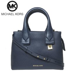 マイケルコース ブティック Michael Kors ハンドバッグ 30F8GX3S1L レザー ROLLINS / SM SATCHEL 2WAY ハンドバッグ ADMIRAL(ネイビー系)【レディース】