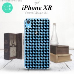 iPhoneXR iPhone XR スマホケース ハードケース 千鳥 格子 小 黒 クリア メンズ レディース nk-ipxr-915