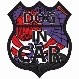 DOG IN CAR ステッカー 花札柄 桐に鳳凰 ルート66 愛犬車用グッズ カーステッカー シール sticker 安全対策 あおり運転 かっこいい おしゃれ かわいい 車ステッカー ステッカー 車 サインステッカー ドライブ 防水 屋外 屋内 カーサイン