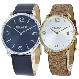 ペアウォッチ コーチ ペア腕時計 手表 カップル 大人 メンズ 父の日 レディース 母の日 革ベルト 夫婦 両親 結婚祝い ブランド 時計 シンプル 誕生日 結婚記念日 ペアギフト おすすめ 成人 卒業 入学
