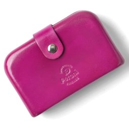【クリアランス】ペローニ PERONI FIRENZE ミニ財布 / ミニウォレット フクシャピンク コインケース / カードケース / 札入れ GIRAMONDO（ジラモンド）【コンパクト 本革 プレゼント メンズ レディース オシャレ 可愛い 軽い】