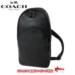 コーチ アウトレット COACH ショルダーバッグ F49312 レザー ヒューストン スリング パック / ボディバッグ QB/BK(ブラック)【メンズ】【RCP】【0815楽天カード分割】【s-mail03】