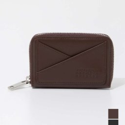 エムエム6 MM6 SA6UI0016 P6418 カードケース JAPANESE 6 SLG - ZIP WALLET レディース ジャパニーズ カードホルダー ビジネス レザー プレゼント お祝い 記念 通勤 通学 コンパクト ギフト メゾンマルジェラ Maison Margiela ブラウン ブラック
