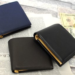 【送料無料】財布 メンズ 二つ折り 本革 二つ折り財布 イタリアンレザー イタリア革 ブランド ブラック ブラウン ネイビー ギフト 小銭入れ カード 父の日 新生活 社会人 入社 福財布 二つ折り財布