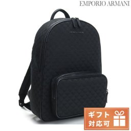 エンポリオ・アルマーニ リュック メンズ ブランド EMPORIO ARMANI ポリエステル コットン Y4O315 BLACK ブラック バッグ