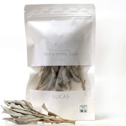 エクストラ・ホワイトセージ  10g  LUCAS【カリフォルニア直輸入・オーガニック・ホワイトセージ協会認証】【無料ラッピング】
