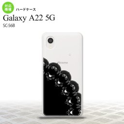 SC-56B Galaxy A22 スマホケース ハードケース レース A 黒 メンズ レディース nk-a22-722