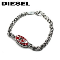 DIESEL ディーゼル ブレスレット アクセサリー メンズ シルバー ステンレススチール STEEL ブランド ギフト プレゼント DX1445040