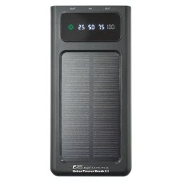 実りの秋の贈り物 ソーラーパワーバンク3 10,000mAh エバパワーブライト 14.8×7.1×1.9cm 0.2kg ABS樹脂