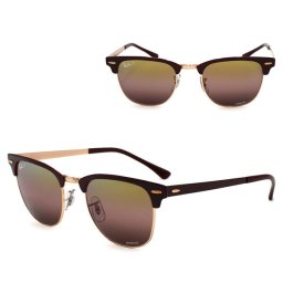 Ray-Ban レイバン サングラス 0RB3716 9253G9 51 クラブマスター CLUBMASTER ノーズパッド CHROMANCE 偏光レンズ ユニセックス ボルドー レッド