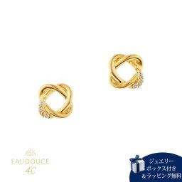 【送料無料】【ラッピング無料】ヨンドシー 4℃ EAU DOUCE４℃ K18イエローゴールド ピアス ダイヤモンド 4cd517736