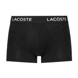 ラコステ LACOSTE 下着 ボクサーパンツ 前閉じ ストレッチ トランク ロゴ バラ売り 単品 1枚 5H2385 031 メンズ ブラック 綿 コットン