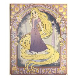 ディズニー ラプンツェル キャンバスアート (ファブリックパネル) F3 アール・ヌーボ調 (塔の上のラプンツェル)  インテリア