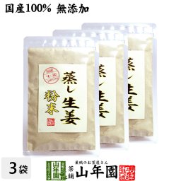 【国産 無添加 100%】【30分間蒸した生姜のみ使用】蒸し生姜 粉末 45g×3袋セット 熊本県産 蒸ししょうが 蒸しショウガ パウダー 粉末 健康 ダイエット ぽかぽか ギフト プレゼント 敬老の日 プチギフト お茶 内祝い 2026