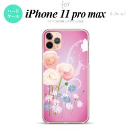 iPhone11ProMax iPhone11pro max スマホケース ハードケース 花柄 ミックス C ピンク メンズ レディース nk-i11pm-282