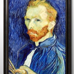 フィンセント ファン ゴッホ 自画像 A3 サイズ ポスター アート おしゃれ 絵画 インテリア 北欧 イラスト マット紙 艶消し アートパネル 額 フレーム デザイン 壁掛け ギフト 新築祝い ディスプレイ 引越し祝い　新生活　空間デザイン