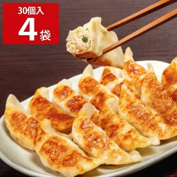 とんきっき餃子 30個入 4袋セット 540g×4 中華惣菜 宇都宮餃子 お取り寄せ ご当地餃子 点心 冷凍ぎょうざ 野菜たっぷり おかず ギョウザ おつまみ