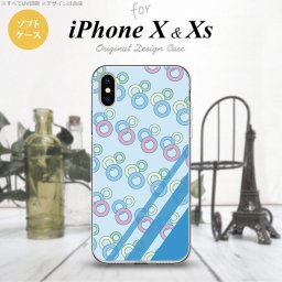 【iPhoneX】【スマホケース/スマホカバー】【アイフォンX】iPhoneX スマホケース カバー アイフォンX 丸 青 nk-ipx-tp1663【メール便送料無料】