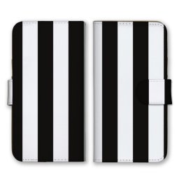 ＼全機種対応／ スマホケース 手帳型 スマホカバー 手帳タイプ スマートフォン ケース カバー ストライプ シンプル モノクロ かわいい おしゃれ かっこいい カードホルダー付き カード収納 合皮 合成レザー