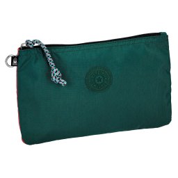 キプリング kipling ポーチ ミニポーチ マルチケース KI3827 0HQ CASUAL POUCH カジュアルポーチ レディース デュオティールコーラル グリーン+レッド