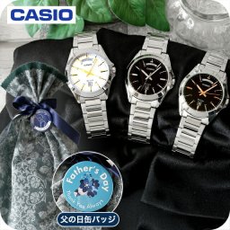 父の日 ギフトセット カシオ チープカシオ CASIO クォーツ 電池式 FD-MTP-1370D スタンダード 海外モデル メンズ チプカシ 腕時計 ブランド casio 選べるモデル
