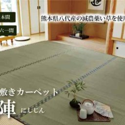 い草 上敷き 10畳 本間 477×382cm 熊本県八代産 減農薬栽培 糸引織 西陣 純国産 日本製 カーペット ござ ラグ 抗菌 防臭 湿度調整 夏 夏用 涼しい 畳 保護 リフォーム 模様替え