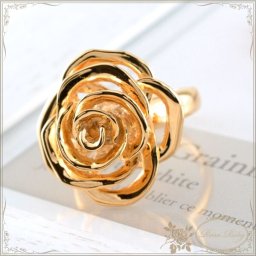 リング レディース k18 18k バラ rose 薔薇 18金 指輪 ピンクゴールドk18 地金 モチーフ クリスマス