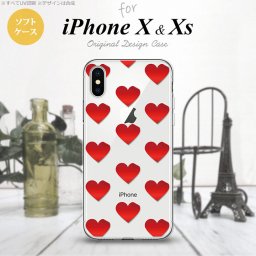 【iPhoneX】【スマホケース/スマホカバー】【アイフォンX】iPhoneX スマホケース カバー アイフォンX ハート 赤 nk-ipx-tp017【メール便送料無料】