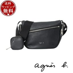【送料無料】【ラッピング無料】アニエスベー agnes b バッグ ショルダーバッグ ブラック  ブランド 正規品 新品 ギフト プレゼント 人気 おすすめ 誕生日 記念日 クリスマス abb519639