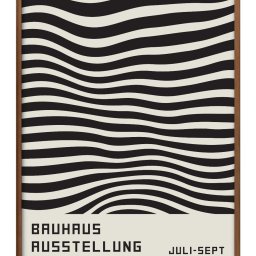バウハウス BAUHAUS A3 サイズ ポスター アート おしゃれ 絵画 インテリア 北欧 イラスト マット紙 艶消し アートパネル 額 フレーム デザイン 壁掛け ギフト 新築祝い ディスプレイ 引越し祝い　新生活　空間デザイン 