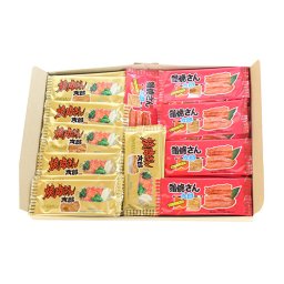 菓道 蒲焼さん太郎＆焼肉さん太郎セット（2種・計66コ） お菓子 駄菓子 おかしのマーチ  (omtmb5886)