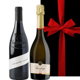 お祝ギフト ワイン 2本セット【無料 ギフト箱 熨斗包装】フランス クレマン・ド・ボルドー スパークリングワイン ビオ BIO 赤ワイン 辛口 750ml 2本 おしゃれ 記念日 誕生日 贈答 女性 男性 上司 会社 送料無料