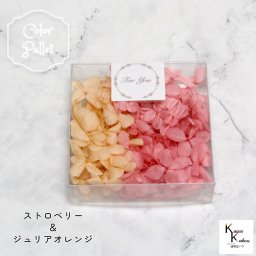 大地農園！ プリザーブドフラワー 「ピラミッドアジサイ カラーパレット  (ジュリアオレンジ、ストロベリー) 3g 1個」 アジサイ プリザ ドライフラワー 花材 装飾 ハーバリウム おしゃれ かわいい プレゼント 贈り物 オオチノウエン