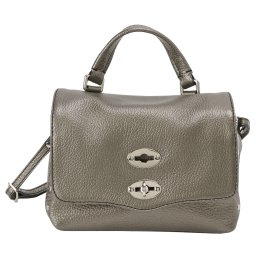 ザネラート ZANELLATO バッグ ハンドバッグ ミニトート ショルダーバッグ 斜め掛けバッグ 068010 0040000 Z0101 BABY bbza00003l POSTINA BABY DAILY ポスティーナ ベイビー デイリー Canna Fucile Metalizzato メタリックグレー系