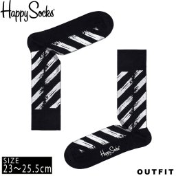 HappySocks ハッピーソックス レディース 靴下 クルー丈 クルーソックス 総柄 派手 ソックス ユニセックス 女性 綿混 かわいい おしゃれ outfit 敬老の日 プレゼント ギフト