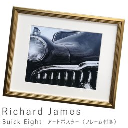 Richard James （リチャード ジャームス） Buick Eight アートポスター（フレーム付き） 