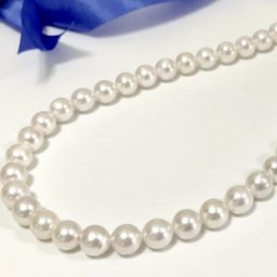 【送料無料】本真珠 冠婚葬祭 パール ネックレスセット 9.5mm-10.0mm珠 38cm 42cm 45cm 入学式 卒業式 結婚式 成人式 フォーマル プレゼント 日本製 濱ノ雫 はまのしずく