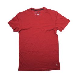 ポロラルフローレン：POLO RALPH LAUREN HANGING CREW Tシャツ (レッド)[Tシャツ 男性下着 メンズインナー 人気ブランド おすすめギフト 誕生日プレゼント メンズファッション]