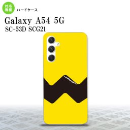 Galaxy A54 5G Galaxy A54 5G スマホケース 背面ケース ハードケース ギザギザ 黄 黒 2023年 5月発売 nk-a54-191