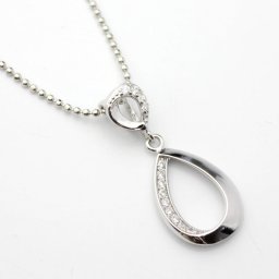 【ネックレスギフト】 シルバーネックレス シルバー925 レディース チェーン ツイスト ドロップ ネックレスチェーン 記念日ギフト 妻 彼女へ 贈り物 ジーラブ