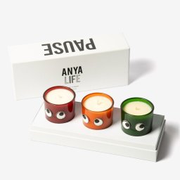 アニヤ ハインドマーチ ANYA HINDMARCH Set of 3 Mini Candles Eyes in Natural Wax アイズ ミニ キャンドル セット 5050925196437 