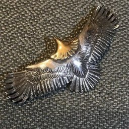 大イーグルペンダント　　金頭　ダイヤモンドアイ！トップのみ