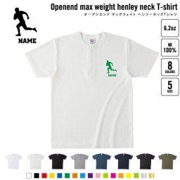 ラグビー1  名入れヘンリーネックTシャツ ヘンリーネック 名入れTシャツ 首元ネコ目ボタン ボタンTシャツ 首元アクセント メンズ レディース    ラグビーボール フットボール ラグビーグッズ 応援グッズ
