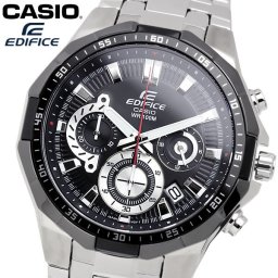 casio EDIFICE カシオ エディフィス クオーツ 腕時計 メンズ クロノグラフ ストップウォッチ 10気圧防水 カレンダー 日付 ステンレス ウォッチ EFR554D1A