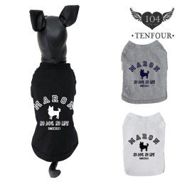 NODOG NOLIFE　Tシャツ XXL-3XLサイズ ペット 犬服 犬の服 名入れ 名前入り 名入り 名前入り 半袖 春 夏 Tシャツ おしゃれ かわいい 犬 飼い主 服 好き プレゼント 誕生日 小型犬 中型犬 チワワ トイプードル ポメラニアン マルチーズ マルプー ダックスフンド