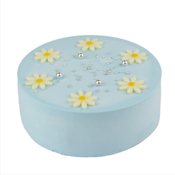 センイルケーキ パステル ブルー クリームケーキ 4号 13.5cm 2～4人分 約285g 【選べる付属品： バースデー 飾り クリスマス 飾り】 お誕生日ケーキ 誕生日 ホールケーキ 苺 苺ケーキ